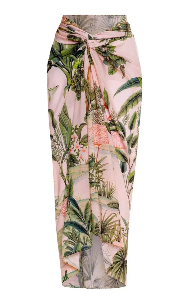 Lavanda by The Colony Cotton-Silk Pareo