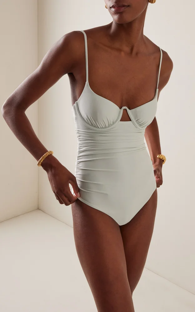 Laine Ruched One-Piece Swimsuit