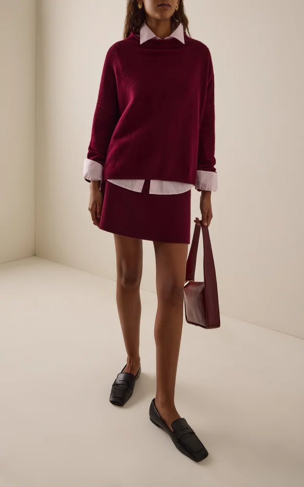 Clare Cashmere Mini Skirt