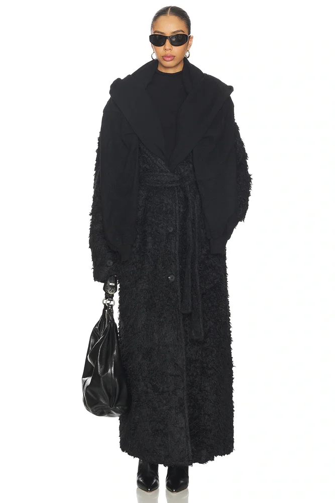 Two-piece Waxed Trench Coat