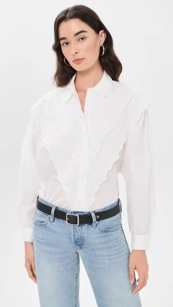 The Poplin Equestrian Button Down Shirt