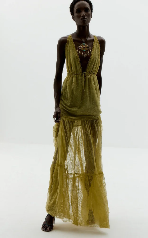 Isolena Lace Maxi Dress