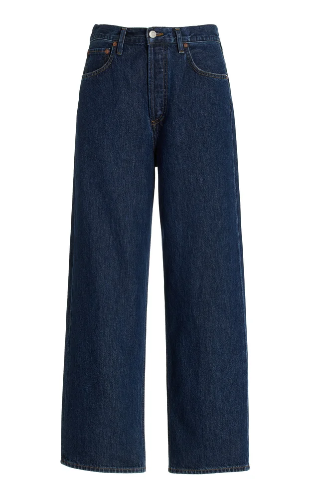 Ren Rigid High-Rise Wide-Leg Jeans