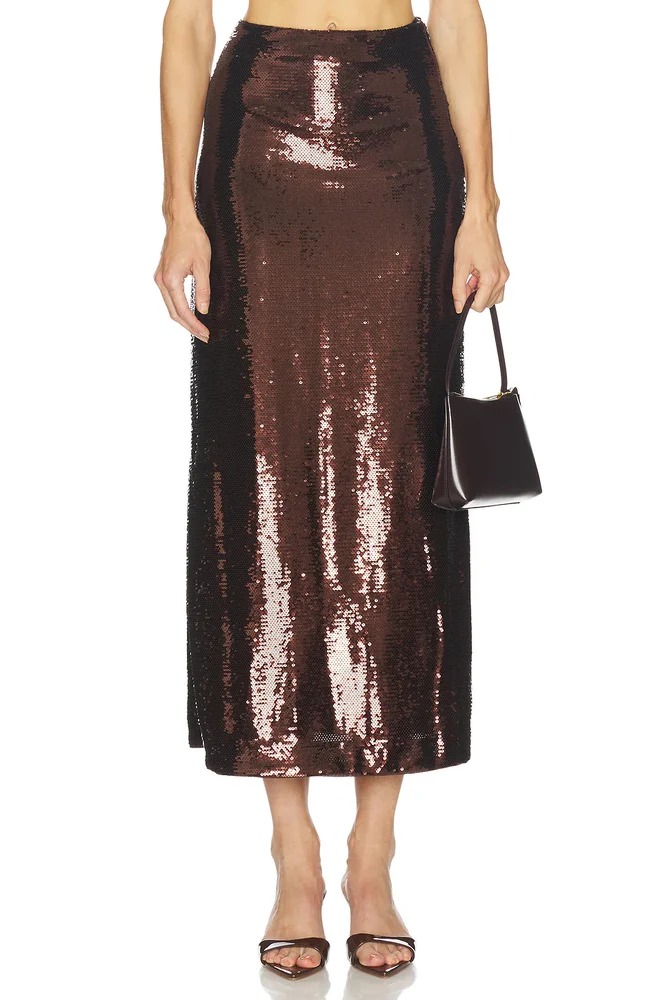 Veleda Sequin Maxi Skirt