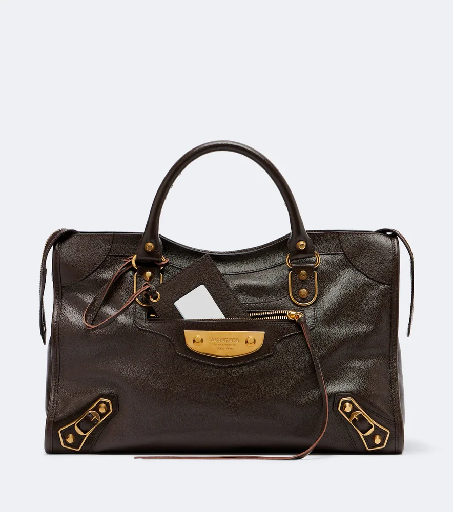 Le City Uptown Medium Leather Top-Handle Bag