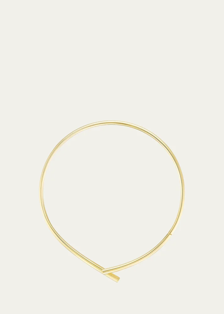 18K Yellow Gold Loop Choker