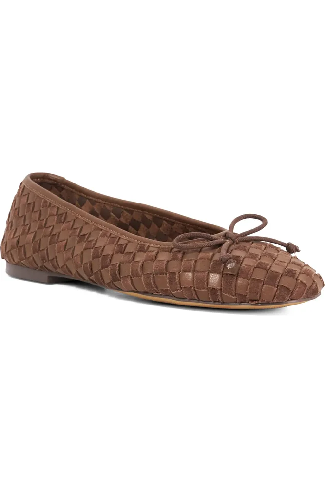 Heat Leather Ballet Flat