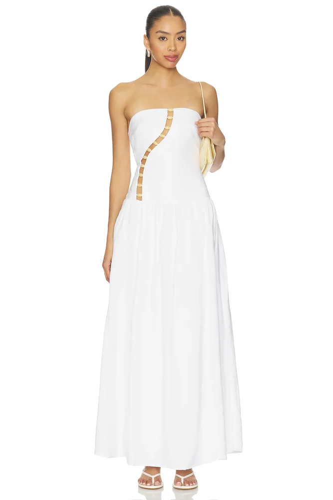 Effie Strapless Cut Out Maxi Dress