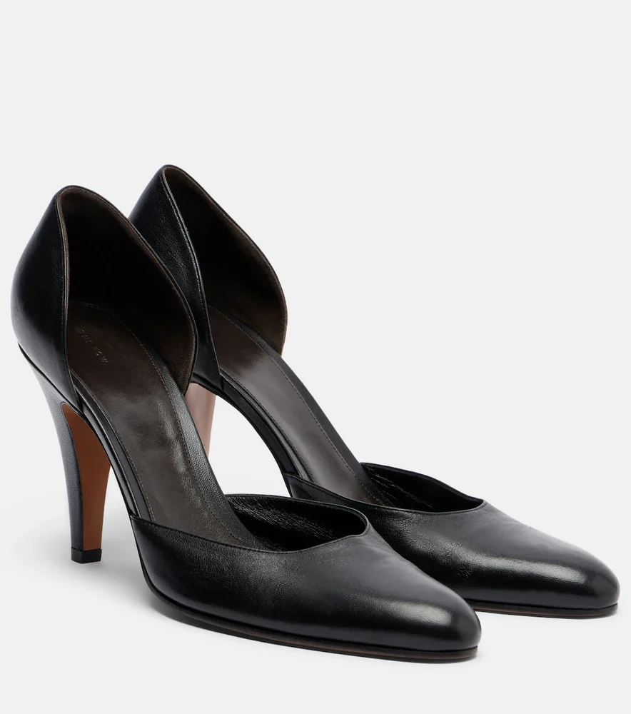 Ornella D'Orsay leather pumps
