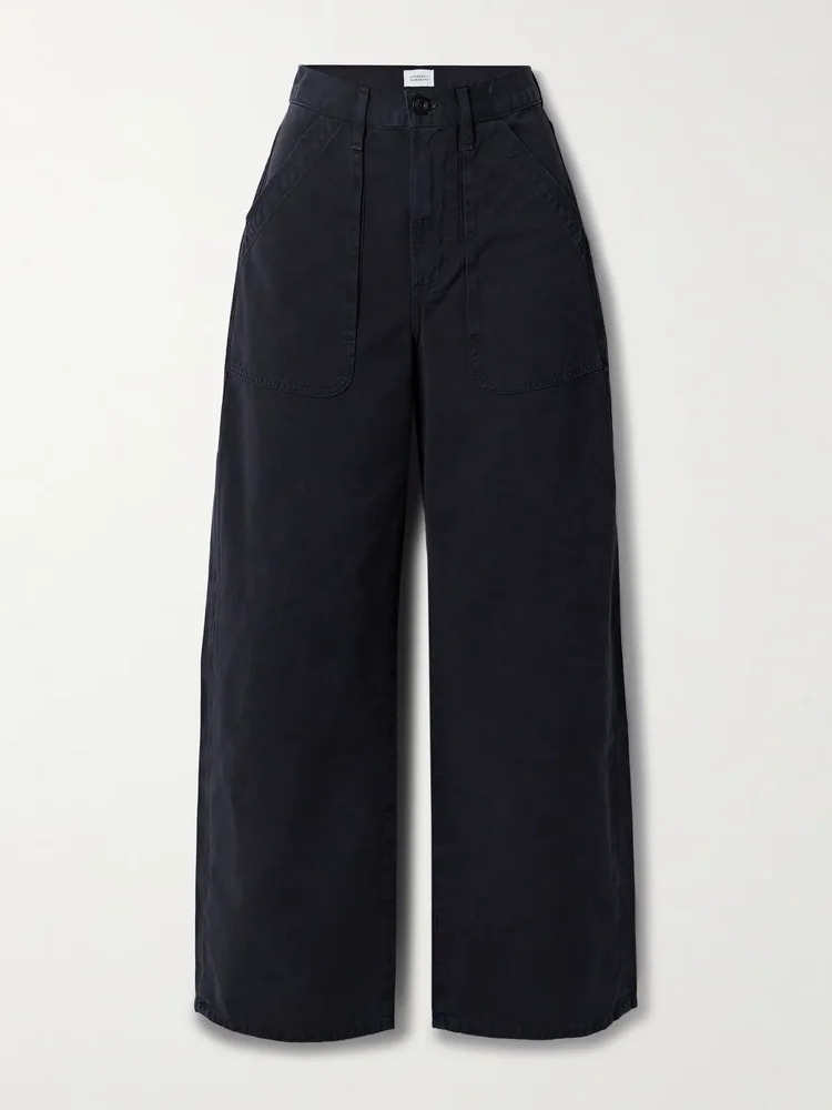 Ayla Cargo high-rise wide-leg jeans