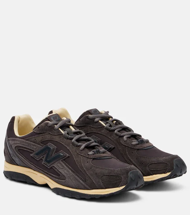 X Auralee 204L suede sneakers