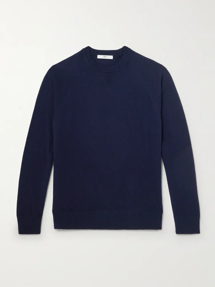 Charlie Merino Wool and Cashmere-Blend Sweater