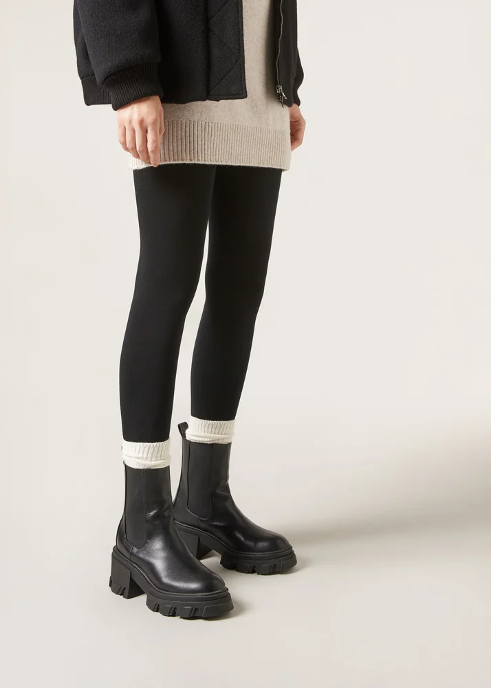 Opaque Matte Thermal Tights