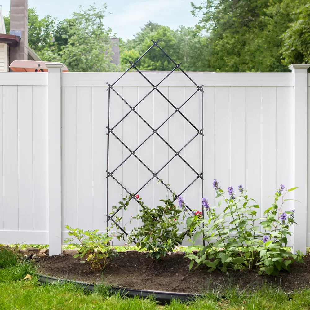 Mountville Iron Lattice Panel Trellis