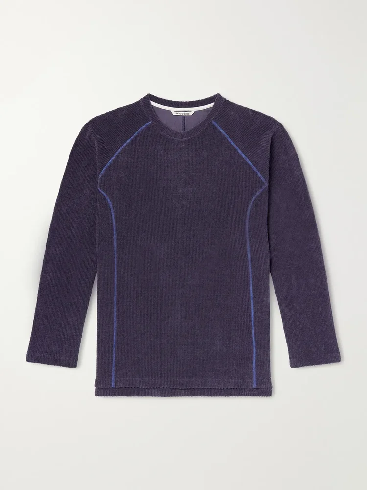 Fiscal Ribbed Cotton-Terry T-Shirt