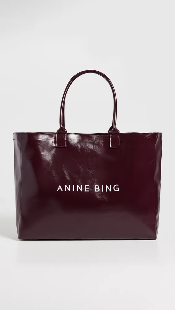 Leo Coated Canvas Tote Bag