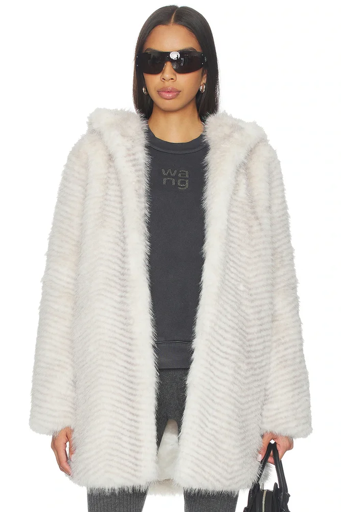 Vivienne Faux Fur Trim Puffer Coat