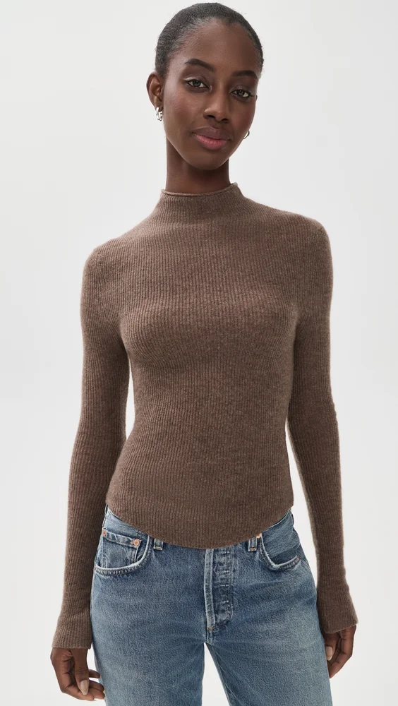 Leelah Mock Neck Sweater