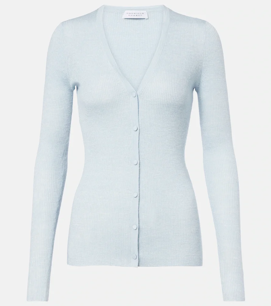 Aiste Cashmere, Silk, and Hemp Cardigan