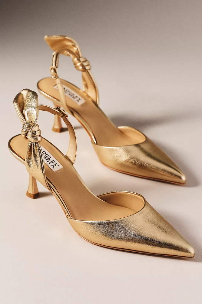 Yuan Bow Slingback Pumps