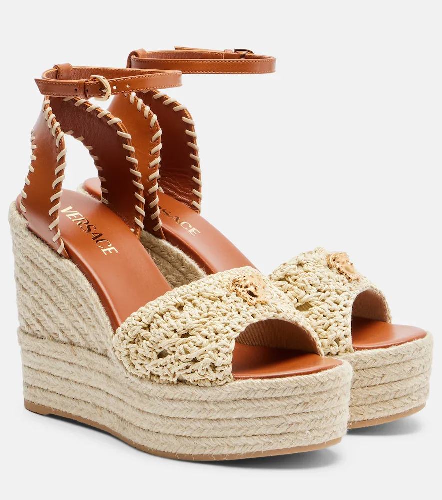Medusa espadrille wedge sandals