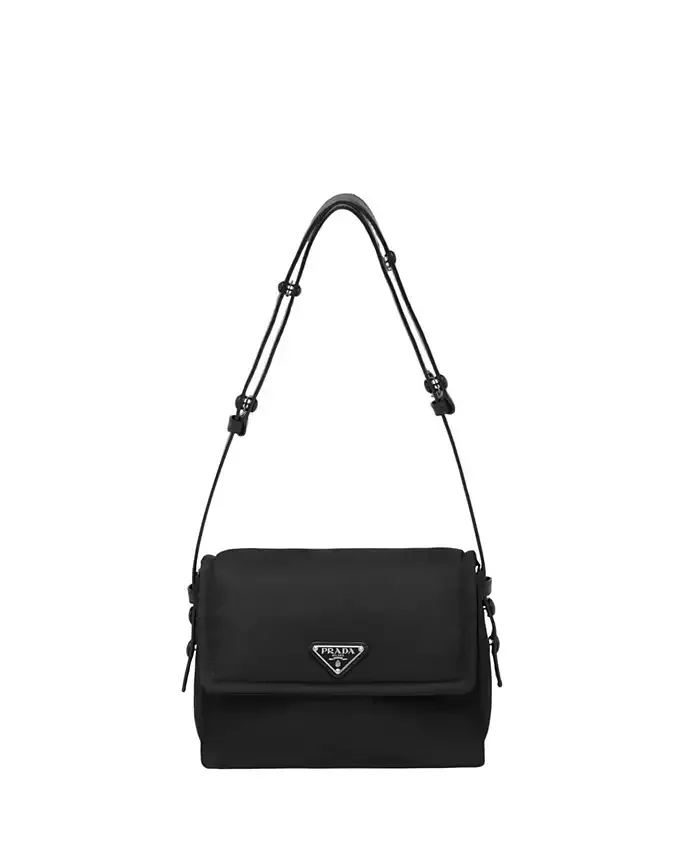 Traveller Small Padded Re-Nylon Shoulder Bag