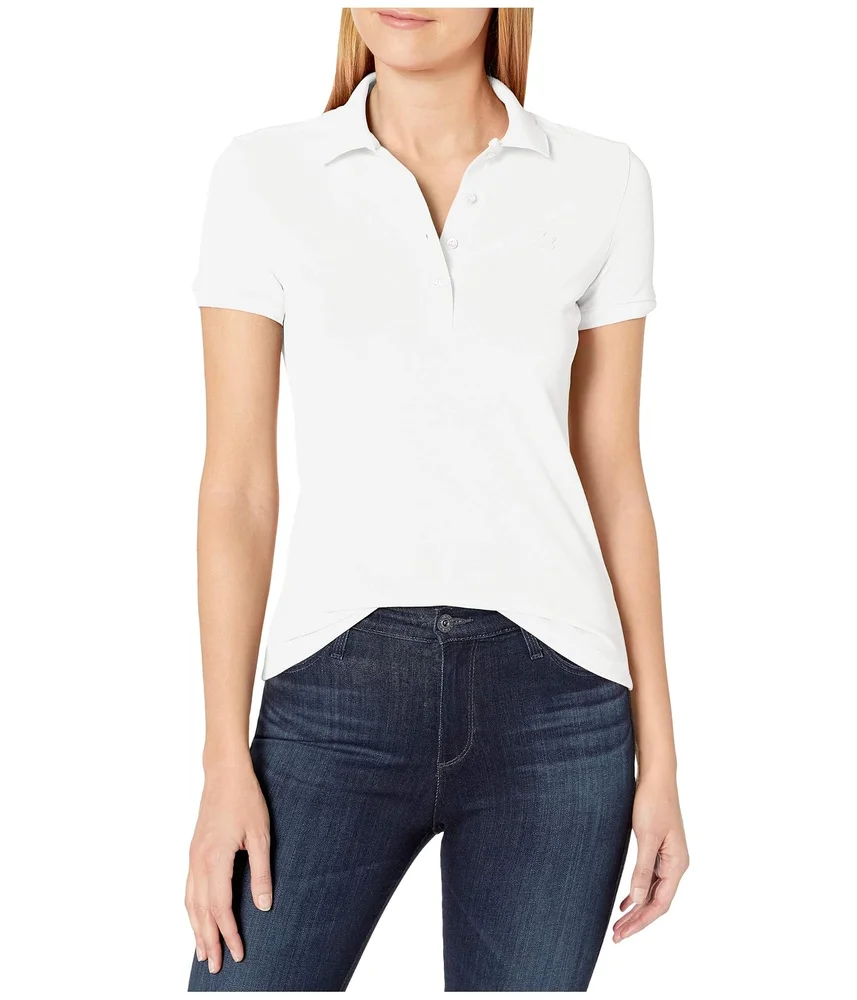 Short Sleeve Slim Fit Stretch Piqué Polo