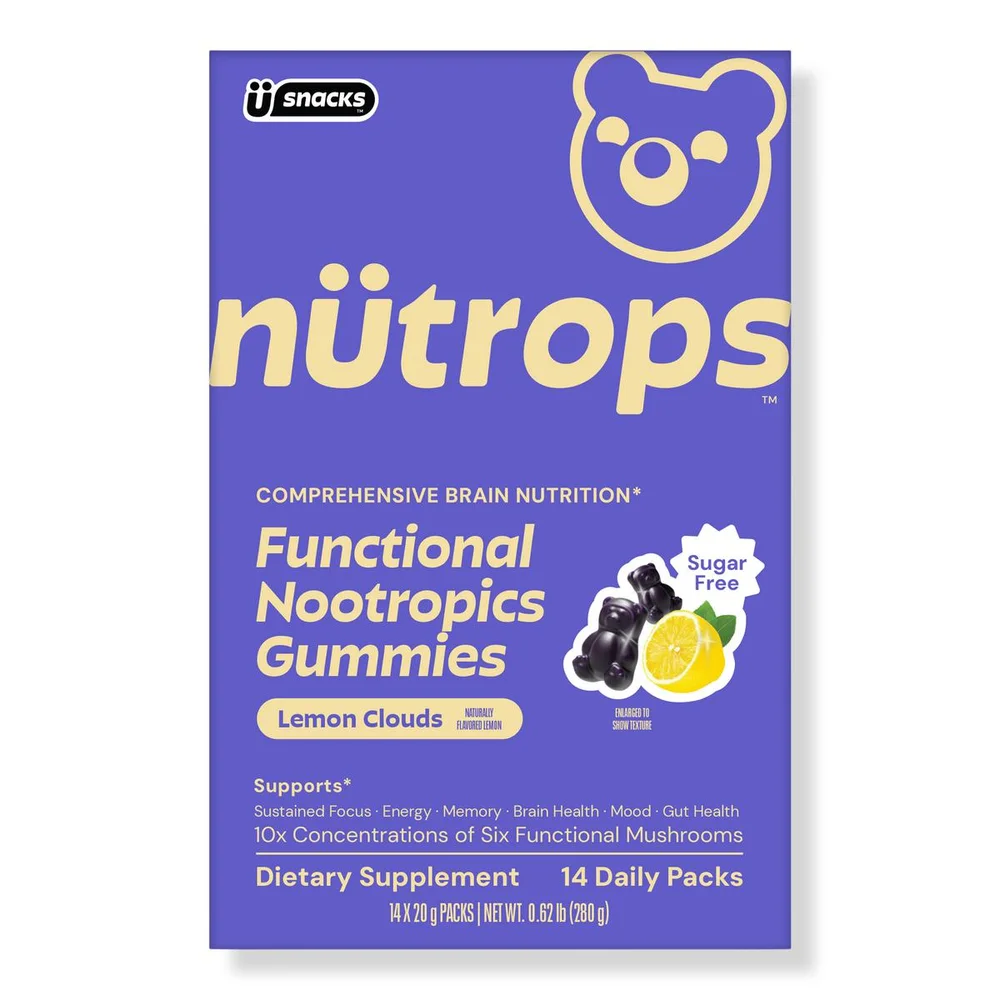 Nütrops Sugar Free Nootropic Mushroom Gummies