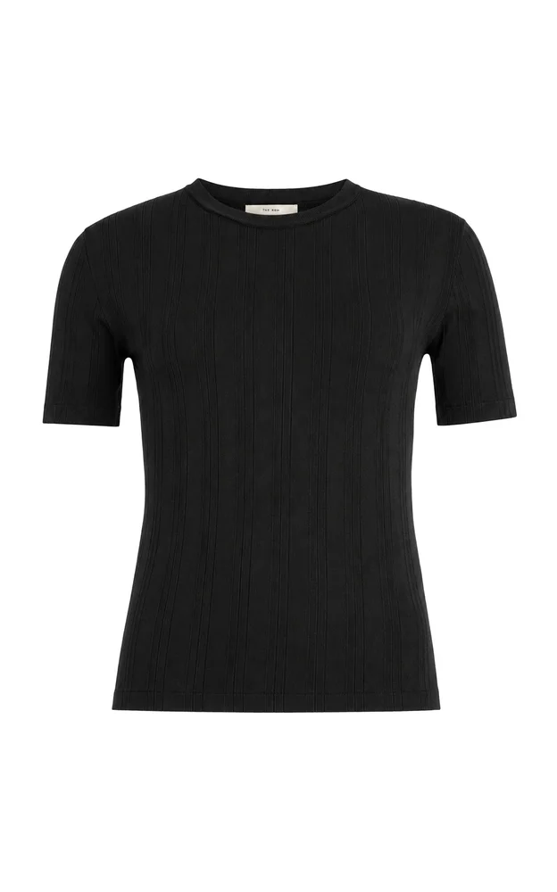 Etina Ribbed Cotton T-Shirt