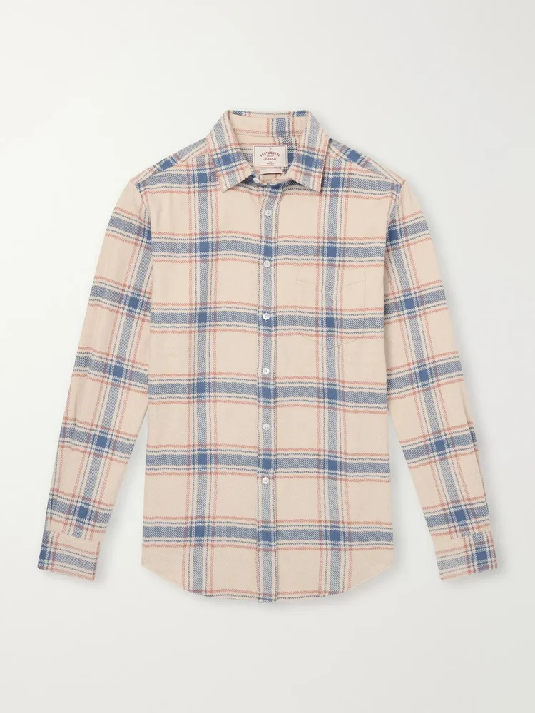 Serena Checked Cotton-Flannel Shirt