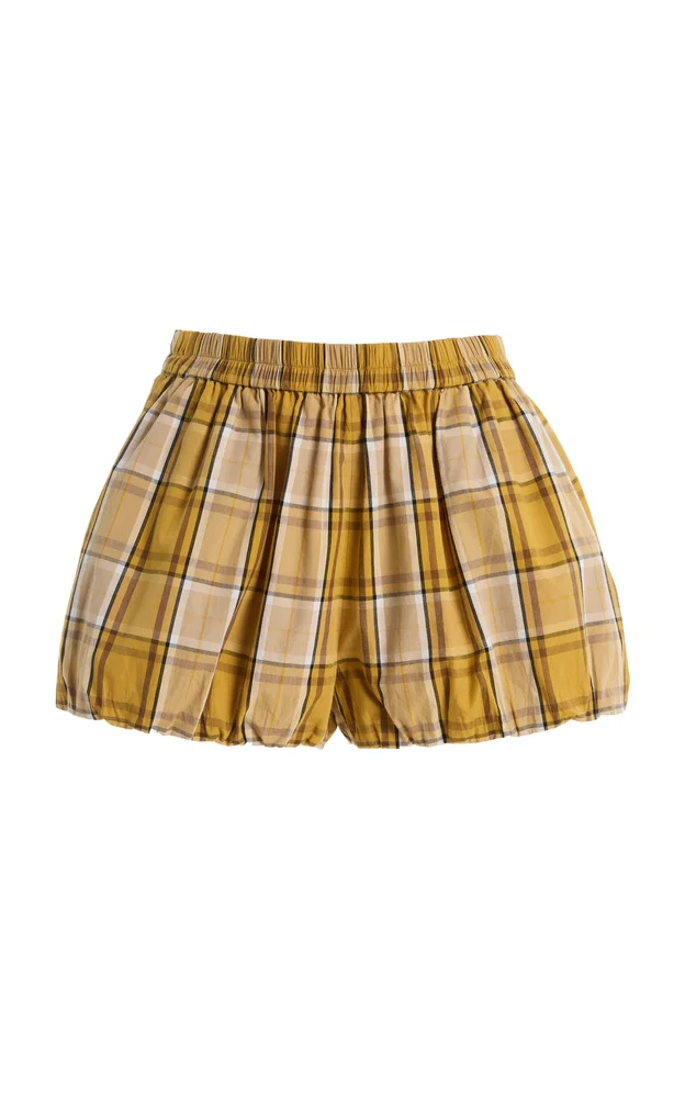 Copeland Cotton Plaid Shorts