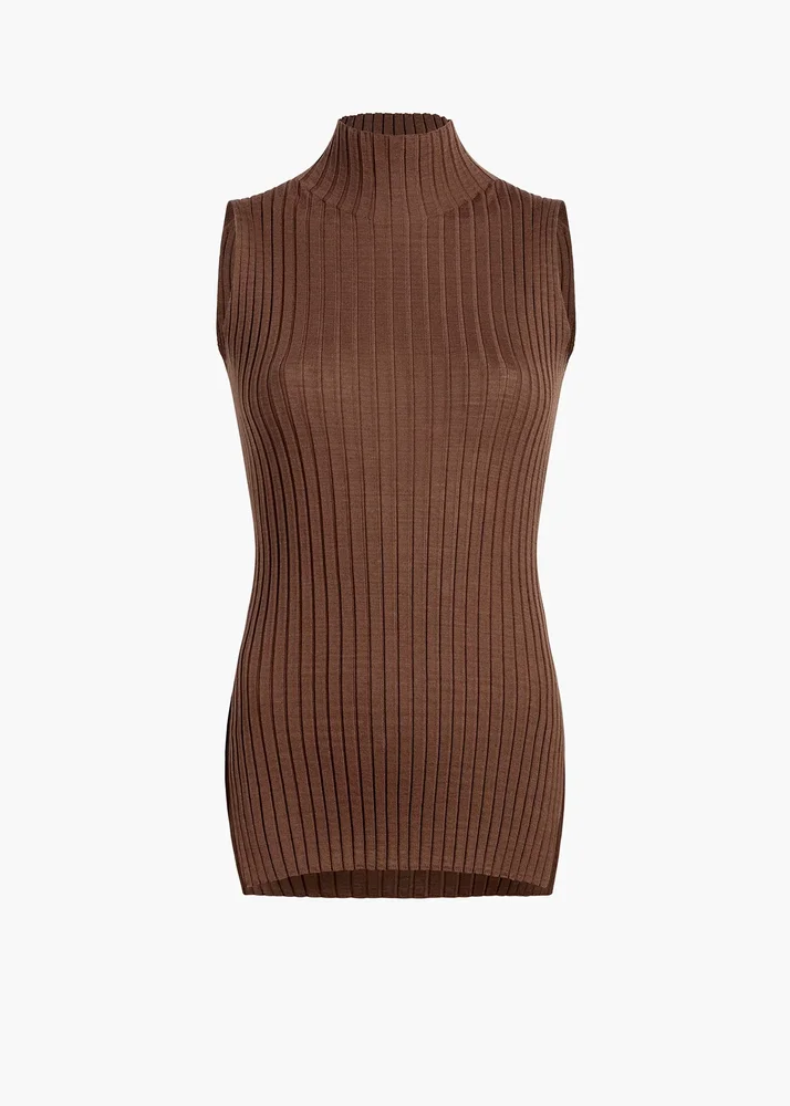 Karla Top in Chestnut