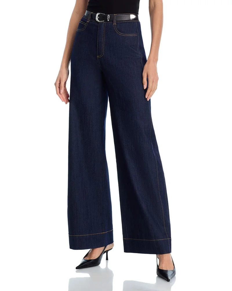 Betsy High Rise Wide Leg Jeans in Indigo