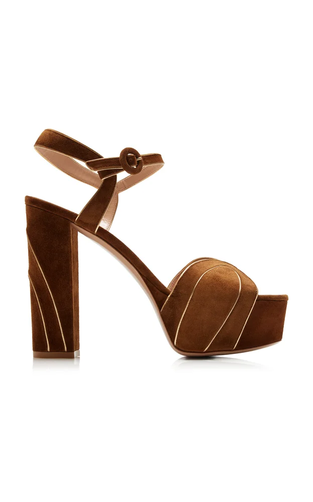Tamara Suede Platform Sandals