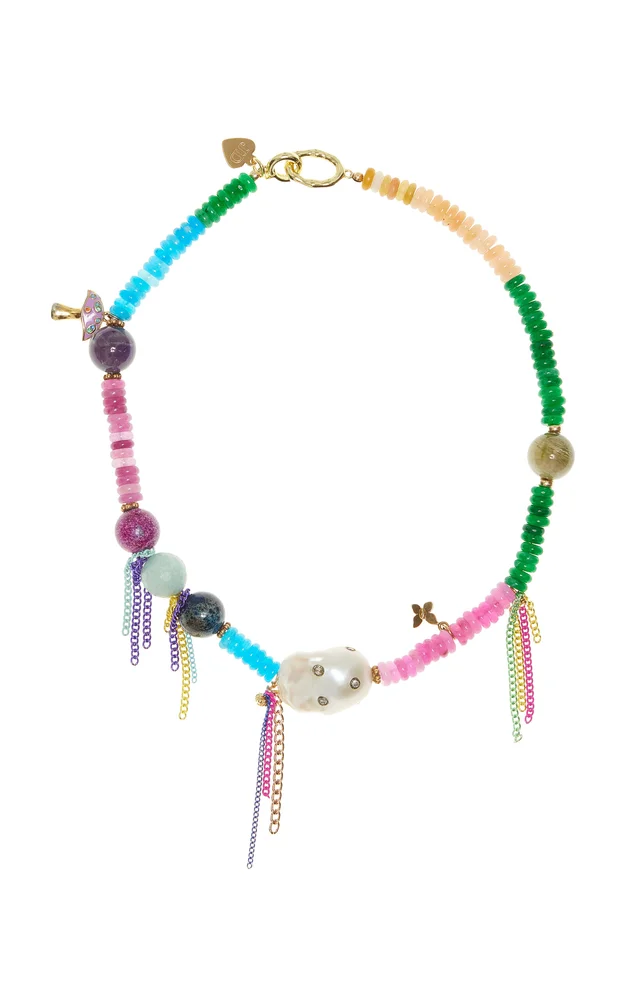 Rainbow Multi-Stone Choker