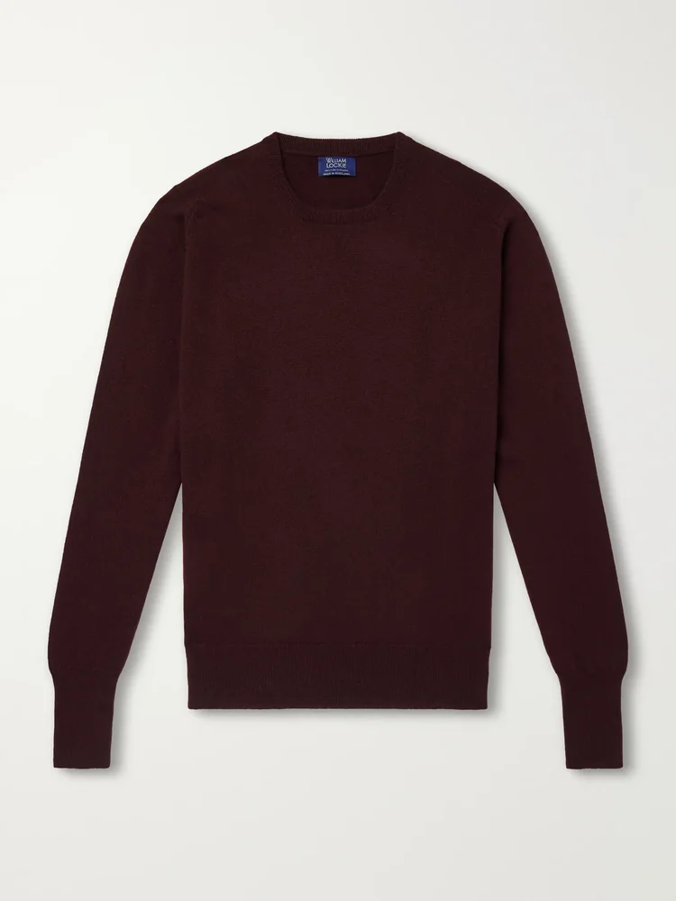 Rib-Trimmed Cashmere Sweater