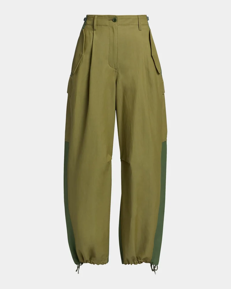 Colorblocked Utility Cargo Pants