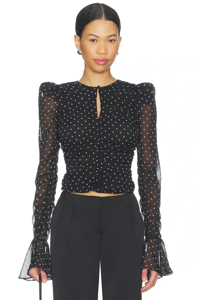 Chiffon Ruched Top