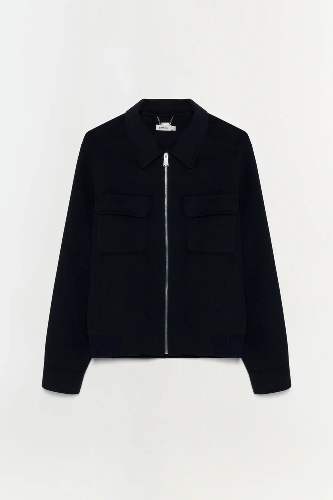 Dennis Wool Zip Up Jacket