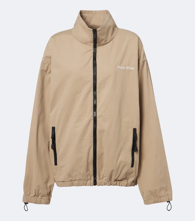 Cotton gabardine jacket