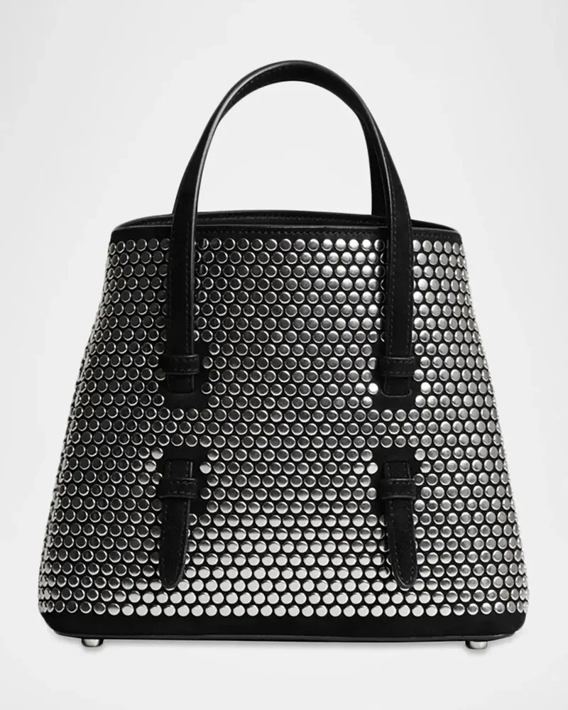 Mina 20 Studded Top-Handle Bag