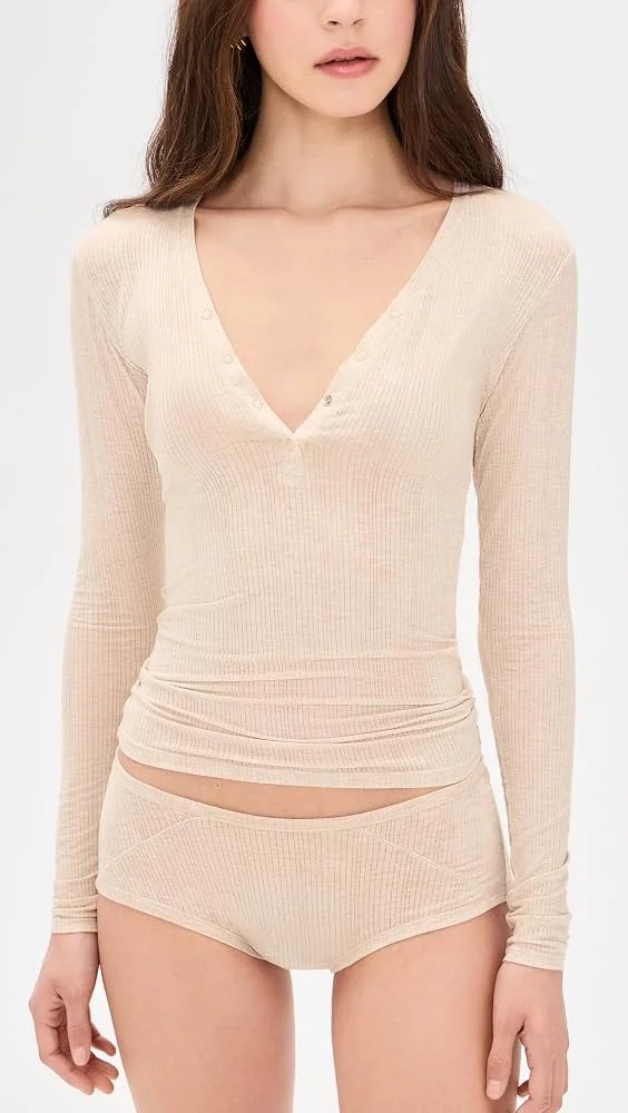 Whipped Henley Top