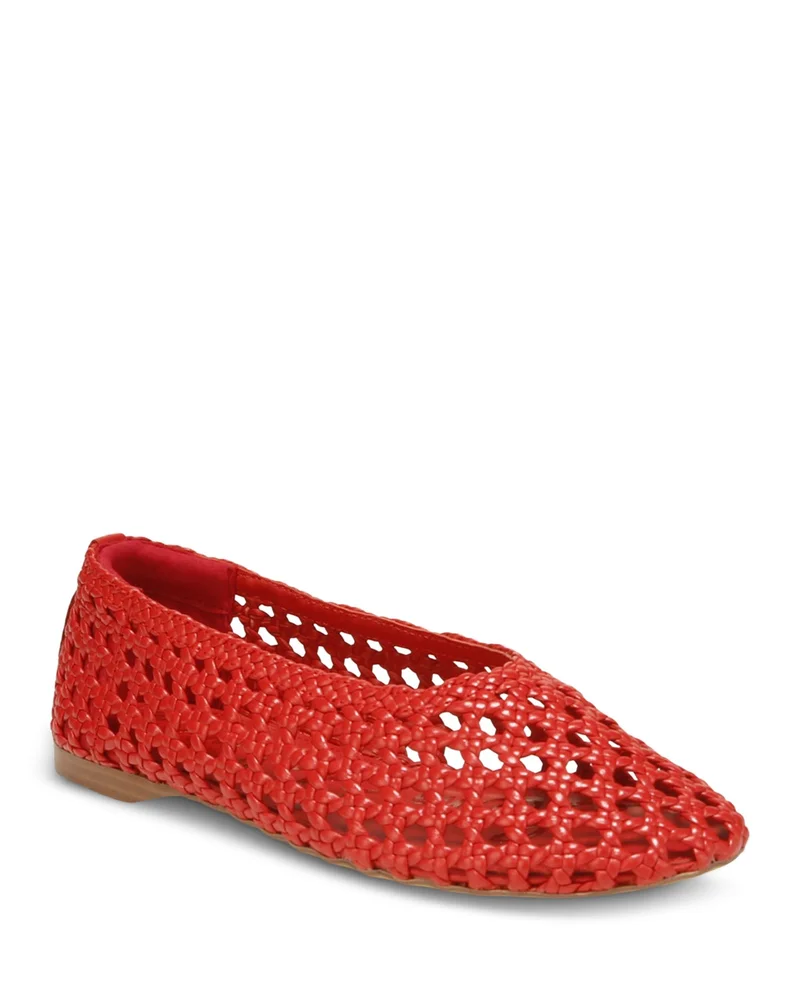 Women's Shira Woven Leather Ballet Flats