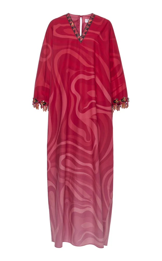 Exclusive La Isla Embroidered Kaftan Maxi Dress