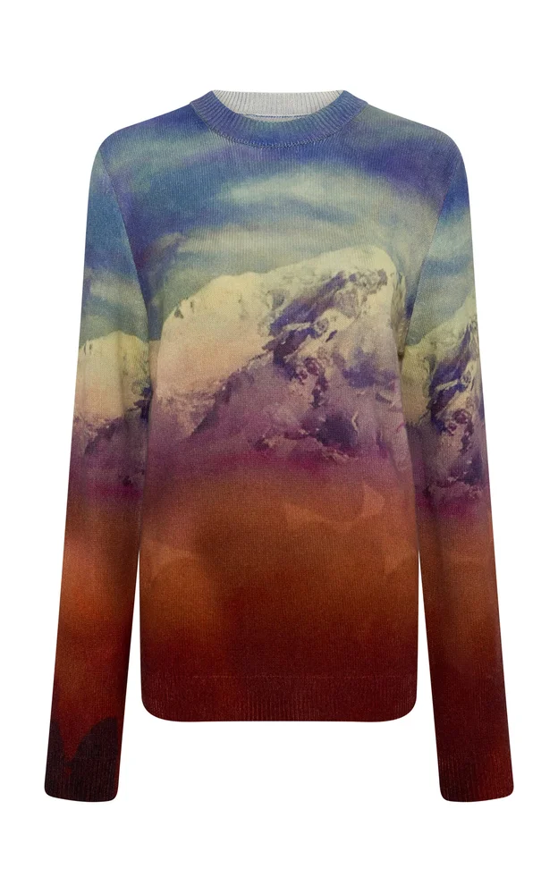 x Paul Smith Sael Printed Cashmere Sweater