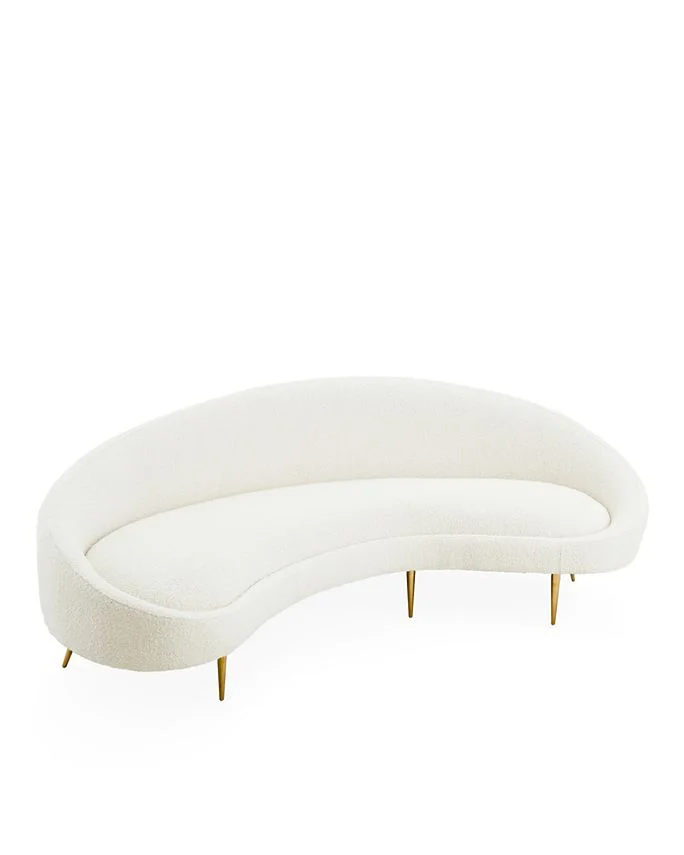 Ether Curved Fabric Sofa
