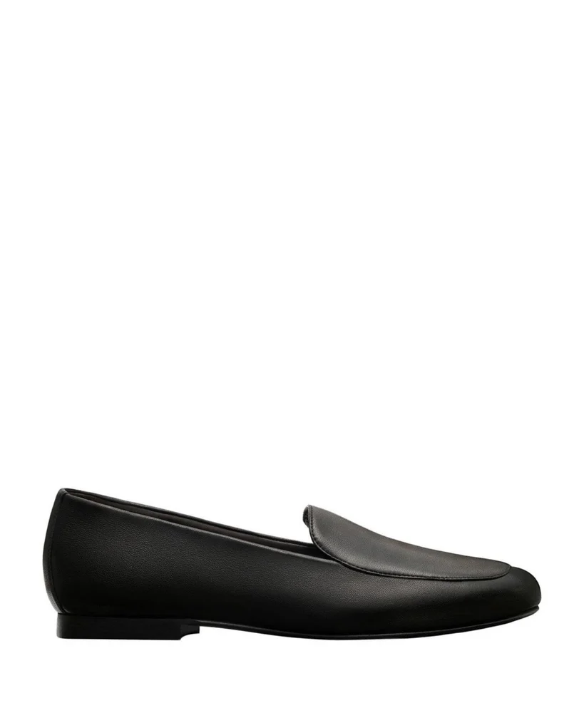 The James Loafer Flats, Black Nappa