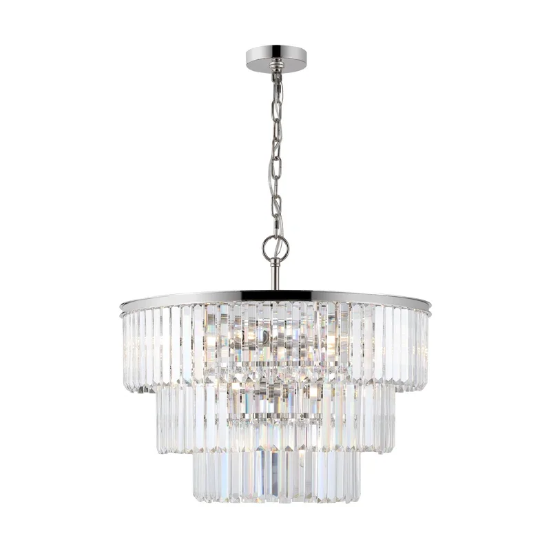 Maisy-Jayne 10-Light Dimmable Tiered Chandelier