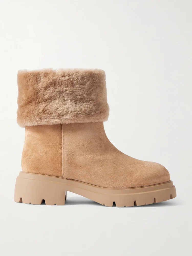 Hudson shearling ankle boots