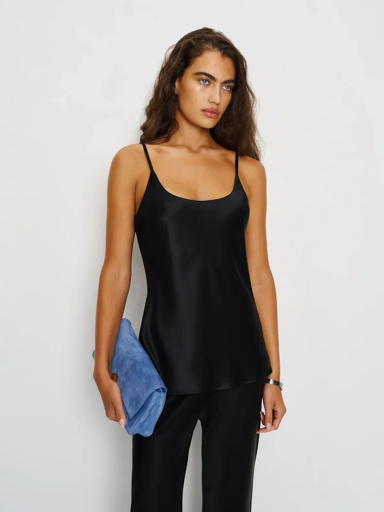 Lila Silk Top